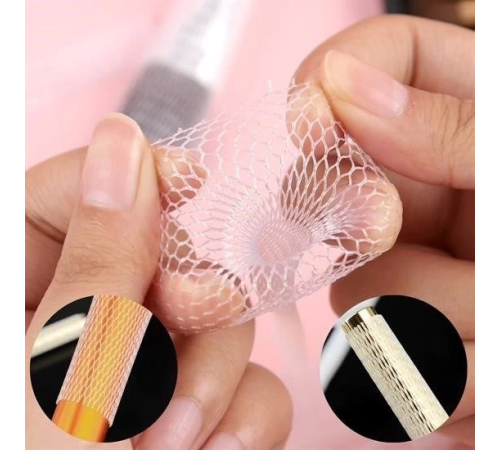 Makyaj Far Allık Kontür Eyeliner Fırça Malzemeleri Ürünleri Koruyucu File Kapak Örgü Kılıf S