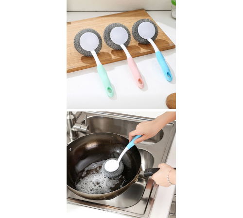 Mangal Temizleme Fırçası - Barbekü Fırçası - Lavabo Bulaşık Fırçası (336336)