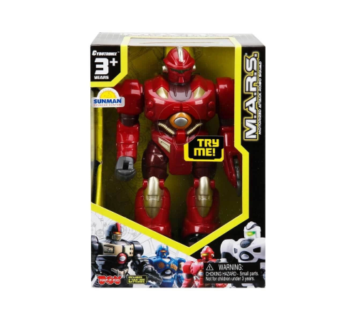 M.A.R.S. Sesli ve Işıklı Yürüyen Robot 18 cm.