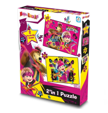 Maşa ile Koca Ayı 2'li Puzzle