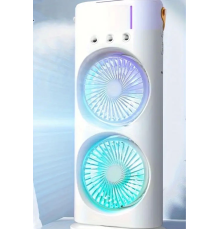 Masaüstü Taşınabilir Buzlu Vantilatör Su Soğutmalı Led Işıklı Soğutucu Fan