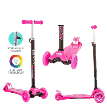 Maxi Twist Işıklı Scooter Pembe - 82244