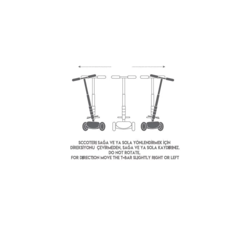Maxi Twist Işıklı Scooter Pembe - 82244 Maxi Twist Işıklı Scooter Pembe - 82244