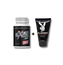 Maximum Power Max 3X Erkek Performansı Arttıran 30'lu + Etkili  Kayganlaştırıcı Jel 50 ml