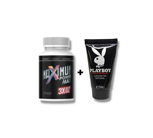 Maximum Power Max 3X Erkek Performansı Arttıran 30'lu + Etkili Kayganlaştırıcı Jel 50 ml Maximum Power Max 3X Erkek Performansı Arttıran 30'lu + Etkili Kayganlaştırıcı Jel 50 ml