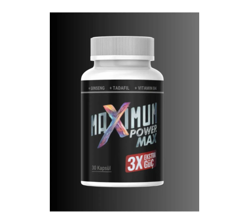 Maximum Power Max 3X Erkek Performansı Arttıran 30'lu + Etkili Kayganlaştırıcı Jel 50 ml Maximum Power Max 3X Erkek Performansı Arttıran 30'lu + Etkili Kayganlaştırıcı Jel 50 ml