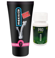 Maxsize Maxi Size 50 ml Erkeğe Özel Şekillendirici Hareketleyici Krem + Yanında Procaps0 15LI Erkeğe Özel Kaps