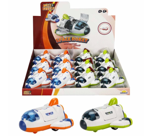 Maxx Wheels Astronotlu Sürtmeli Uzay Mekiği Maxx Wheels Astronotlu Sürtmeli Uzay Mekiği