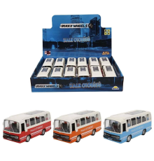 Maxx Wheels Sesli ve Işıklı Nostaljik Halk Otobüsü 15 cm - 83166  -  1 Adet Fiyatıdır