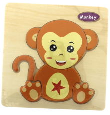 Maymun Ahşap Puzzle