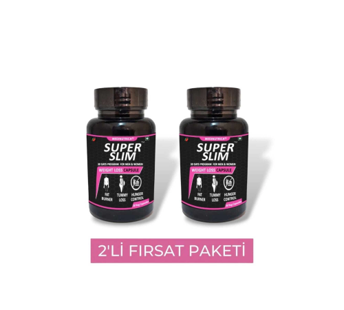 Medinutrica Super Slim Bay/ Kullanımına Uygun 30'lu Takviye X 2 Adet Medinutrica Super Slim Bay/ Kullanımına Uygun 30'lu Takviye X 2 Adet