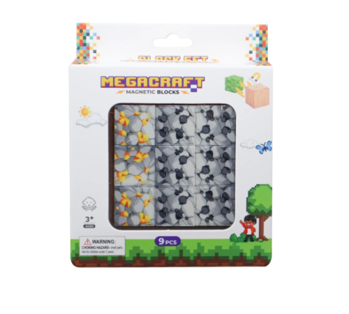 Megacraft 9 Parça Altın Kömür Blok