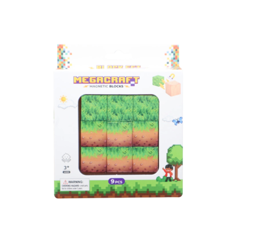Megacraft 9 Parça Çimenli Toprak Blok