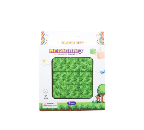 Megacraft 9 Parça Yaprak Çimen Blok