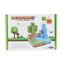 Megacraft Orman Temalı Mıknatıslı Bloklar 47 Parça