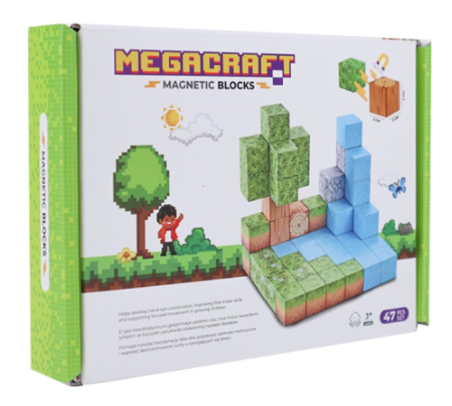 Megacraft Orman Temalı Mıknatıslı Bloklar 47 Parça Megacraft Orman Temalı Mıknatıslı Bloklar 47 Parça
