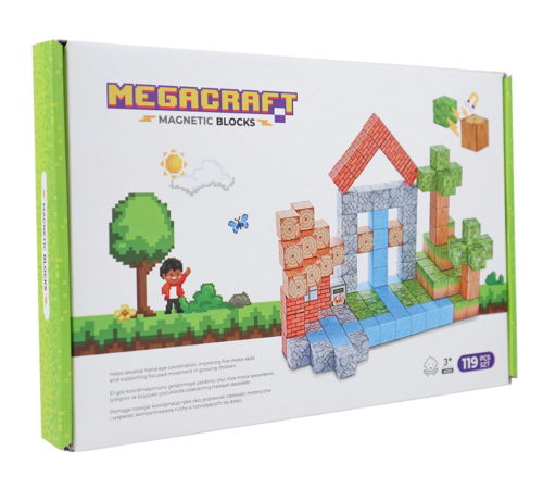 Megacraft Orman ve Ev Temalı Mıknatıslı Bloklar 119 Parça Megacraft Orman ve Ev Temalı Mıknatıslı Bloklar 119 Parça
