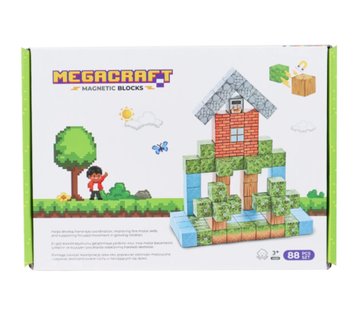 Megacraft Orman ve Ev Temalı Mıknatıslı Bloklar 88 Parça Megacraft Orman ve Ev Temalı Mıknatıslı Bloklar 88 Parça