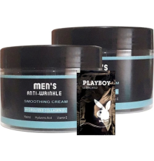 Men's 2tane 100 ml Aslko2:0300 Anti-Wrinkle Erkek Yüz Cilt Gençsi Bakım Kremi Smoothing Cream + Yanında Jel