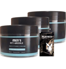 Men's 3lü Aslko2:0328 Smoothing Cream 100 ml Anti-Wrinkle Erkek Yücilt Gençsi Bakım Kremi + Yanında Jel