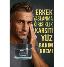 Men's Anti-wrinkle Cream Erkek Yaşlanma Kırışıklık Karşıtı Yüz Bakım Kremi 100 Ml