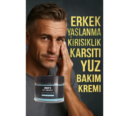 Men's Anti-wrinkle Cream Erkek Yaşlanma Kırışıklık Karşıtı Yüz Bakım Kremi 100 Ml Men's Anti-wrinkle Cream Erkek Yaşlanma Kırışıklık Karşıtı Yüz Bakım Kremi 100 Ml