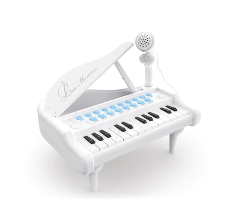 Mikrofonlu 24 Tuşlu Piyano MP3 (Pembe,Siyah,Beyaz) Mikrofonlu 24 Tuşlu Piyano MP3 (Pembe,Siyah,Beyaz)