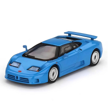 Mini Gt 1:64 Bugatti EB110 GT Blue Bugatti