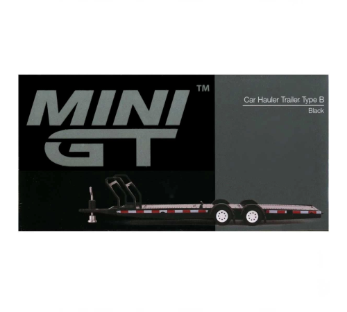 Mini GT 1/64 Car Hauler Trailer Black MGTAC19 Mini GT 1/64 Car Hauler Trailer Black MGTAC19