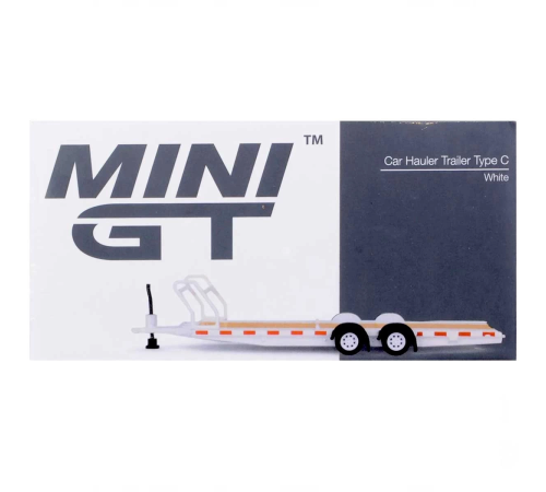 Mini GT 1/64 Car Hauler Trailer White MGTAC21 Mini GT 1/64 Car Hauler Trailer White MGTAC21