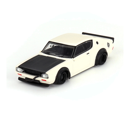 Mini Gt 1/64 Nissan Skyline Kenmeri Liberty Walk White