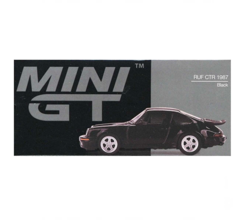 Mini GT 1:64 RUF CTR 1987 Black Mini GT 1:64 RUF CTR 1987 Black