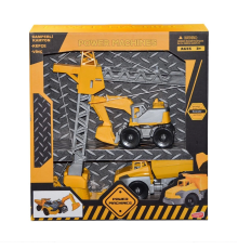 ML447 Power Machines Vinç, Damperli Kamyon ve Kepçe İnşaat Seti -Molmo