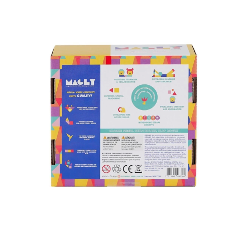 MLG-36 Manyetik Blok 36 Parça -Gepettoys
