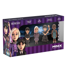 MNXH8000 Minix Wednesday 4lü Figür - Koleksiyon Figürü