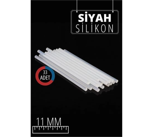 BX 11 mm 33 Adet Sıcak Silikon