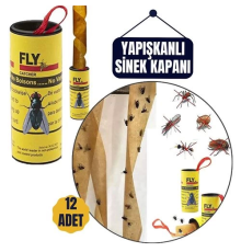 BX 12 Adet Yapışkanlı Sinek Kapanı 74 cm