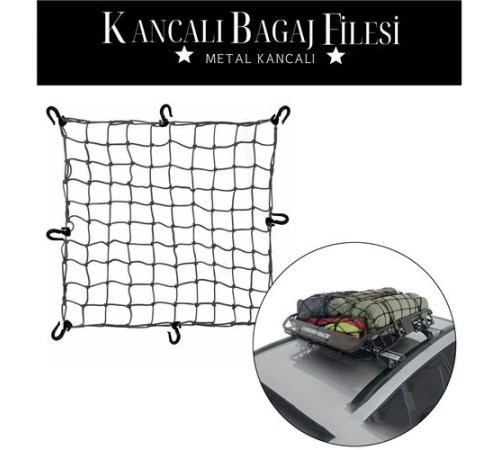 BX 12 Kancalı 150 cmx190cm Bagaj Filesi BX 12 Kancalı 150 cmx190cm Bagaj Filesi