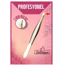 BX 2 mm Micro İnce Uçlu Cımbız Çelik Solingen Professional