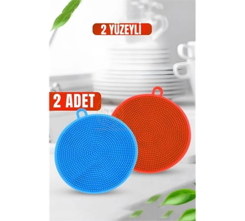 BX 2 Yüzeyli Silikon Bulaşık Pedi 2 ADET