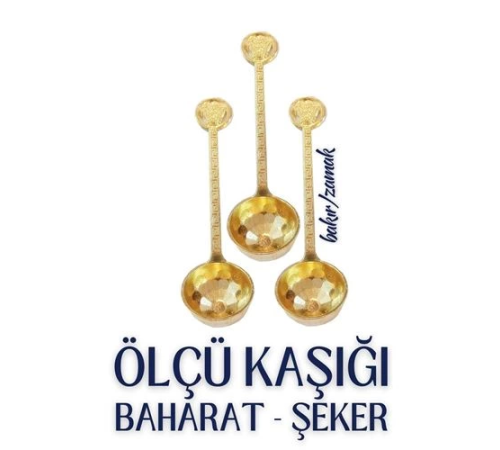 BX 3 lü Şeker ve Ölçü Kaşığı Vintage Design BX 3 lü Şeker ve Ölçü Kaşığı Vintage Design
