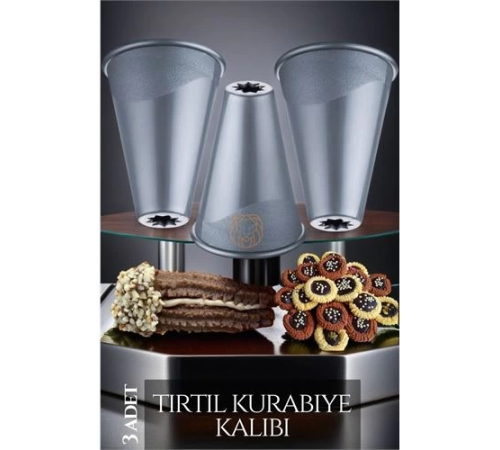 BX 3 lü Tırtıl Kurabiye Şekillendirici Fracassi Design