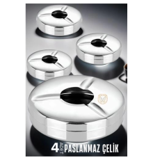 BX 4 lü Set Çelik Küllük Vercher Design
