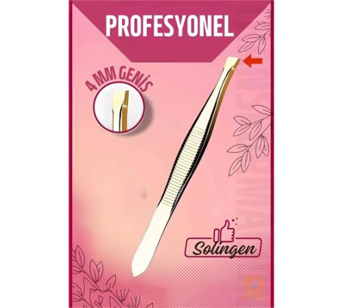 BX 4 mm Geniş Uçlu Cımbız Çelik Solingen Professional