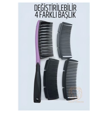 BX 4 Uçlu Değiştirilebilir Başlıklı Tarak