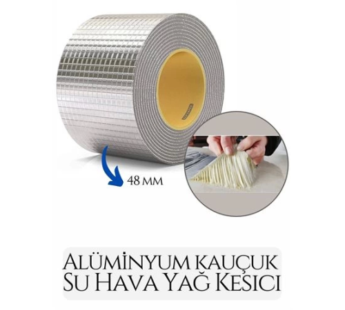 BX 48 mm Su Hava Yağ Kesici İzolasyon Bandı 2 Metre