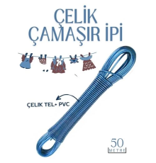 BX 50 mt Çelik Çamaşır İpi