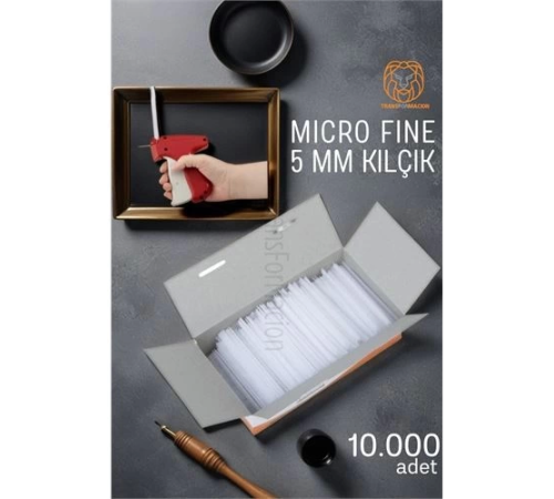 BX 5MM Şeffaf Kılçık Tabanca Yedeği 10.000 adet