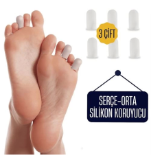 BX 6 ADET Serçe Parmak İçin Silikon Koruyucu