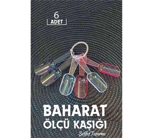 BX 6 lı Şeffaf Baharat Kaşığı Camino Design BX 6 lı Şeffaf Baharat Kaşığı Camino Design